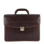 Мужской кожаный портфель Tony Perotti Italico 8008/40 moro