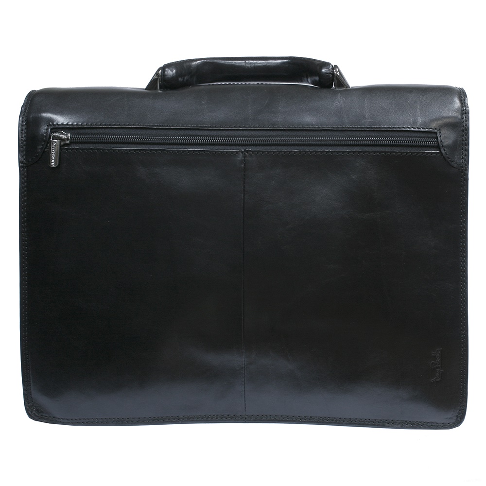 Мужской кожаный портфель Tony Perotti Italico 8008/40 nero