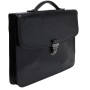 Тонкий кожаный портфель коричневого цвета Tony Perotti ITALICO 8091 nero