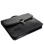 Тонкий кожаный портфель коричневого цвета Tony Perotti ITALICO 8091 nero