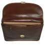 Стильный кожаный портфель Италия Tony Perotti ITALICO 8091 COGNAC