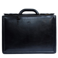 Мужской кожаный портфель - саквояж TONY PEROTTI Italico 8022 nero