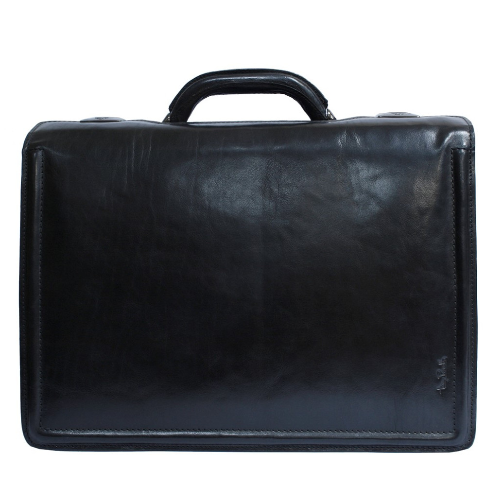 Мужской кожаный портфель - саквояж TONY PEROTTI Italico 8022 nero