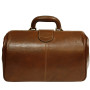 Маленький кожаный саквояж Италия TONY PEROTTI Italico 8051 cognac