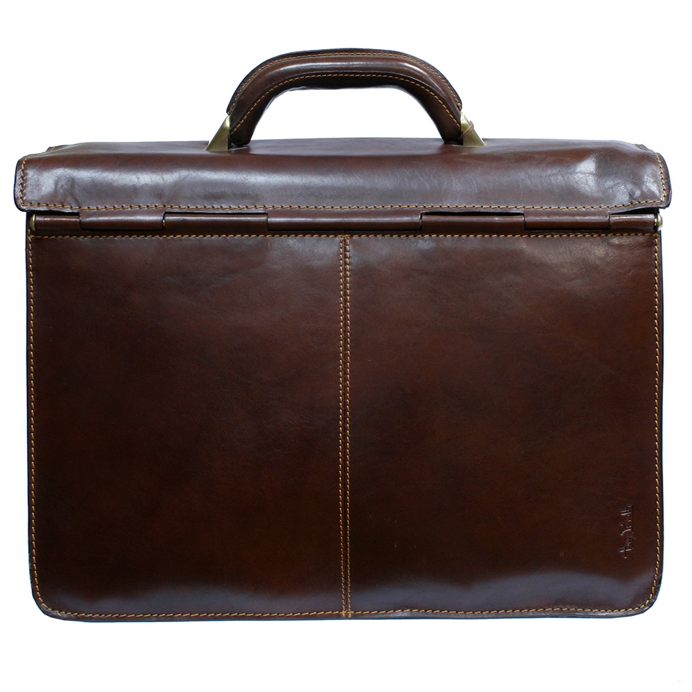 Великий чоловічий портфель зі шкіри TONY PEROTTI Italico 8071 moro