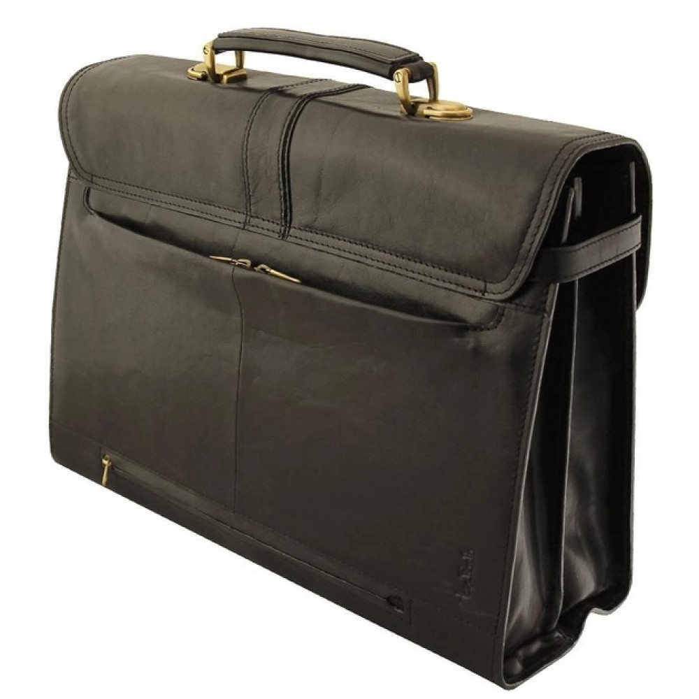 Мужской кожаный портфель TONY PEROTTI Italico 9156 nero