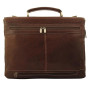 Мягкий мужской портфель из кожи TONY PEROTTI Italico 9338 moro