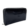 Чёрный кожаный итальянский клатч TONY PEROTTI Italico 2887 nero