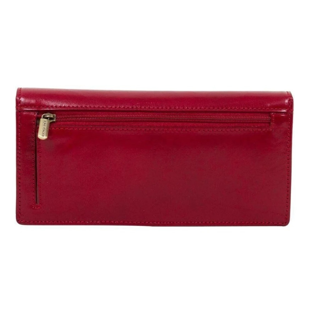 Крсный кожаный портмоне женский Tony Perotti Italico 1902 rosso
