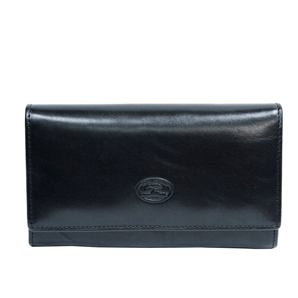 Чёрный женский портмоне TONY PEROTTI Italico 1073 nero