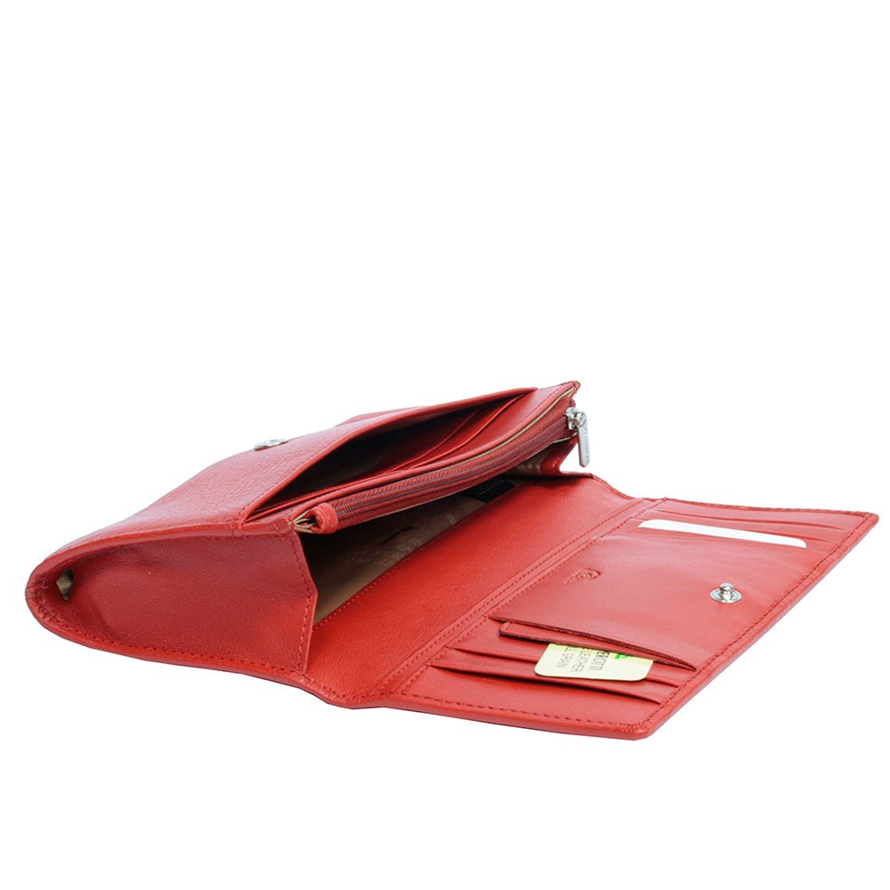 Красный женский портмоне TONY PEROTTI Newcontatto 3435 rosso