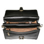 Сумка-барсетка кожаная чёрного цвета - Италия Tony Perotti Italico 8263 nero