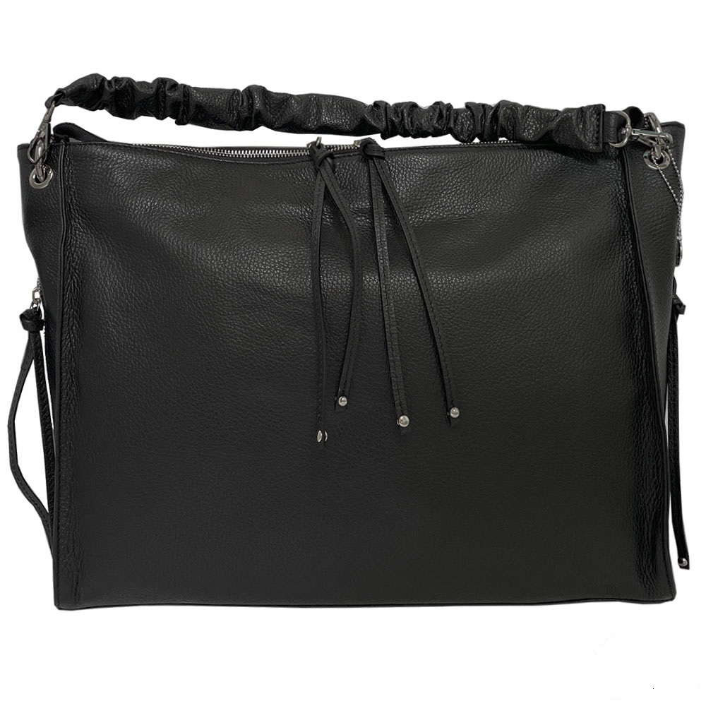 Чёрная женская сумочка через плече TONY PEROTTI Borsa CA020-06BK nero