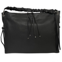 Чёрная женская сумочка через плече TONY PEROTTI Borsa CA020-06BK nero