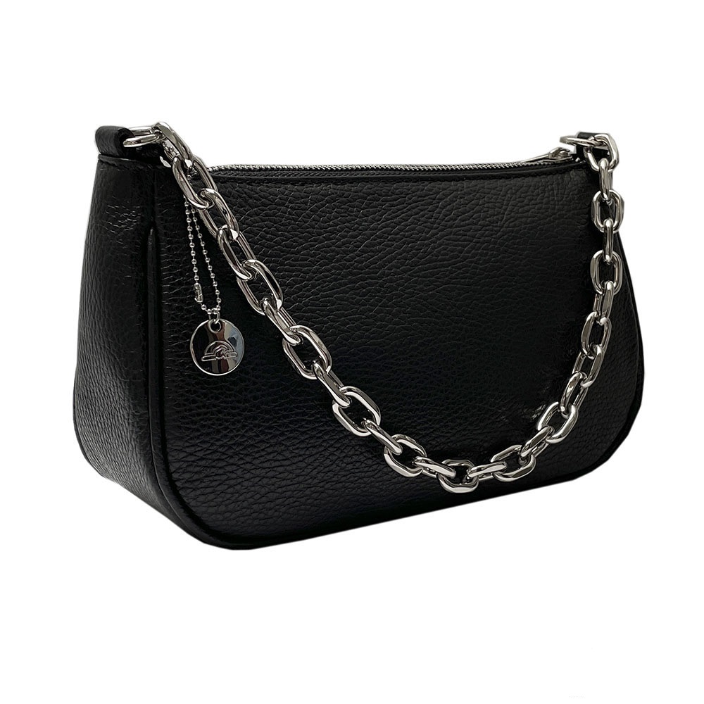Чёрная сумочка через плече TONY PEROTTI Borsa CA045-02BK nero