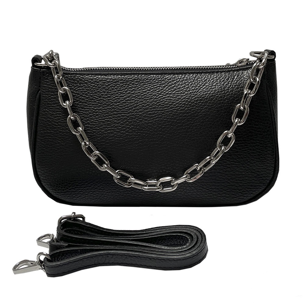Чёрная сумочка через плече TONY PEROTTI Borsa CA045-02BK nero