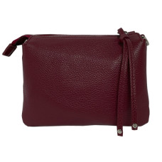 Жіноча шкіряна сумка-клатч TONY PEROTTI Borsa CA04B-30DR dark red