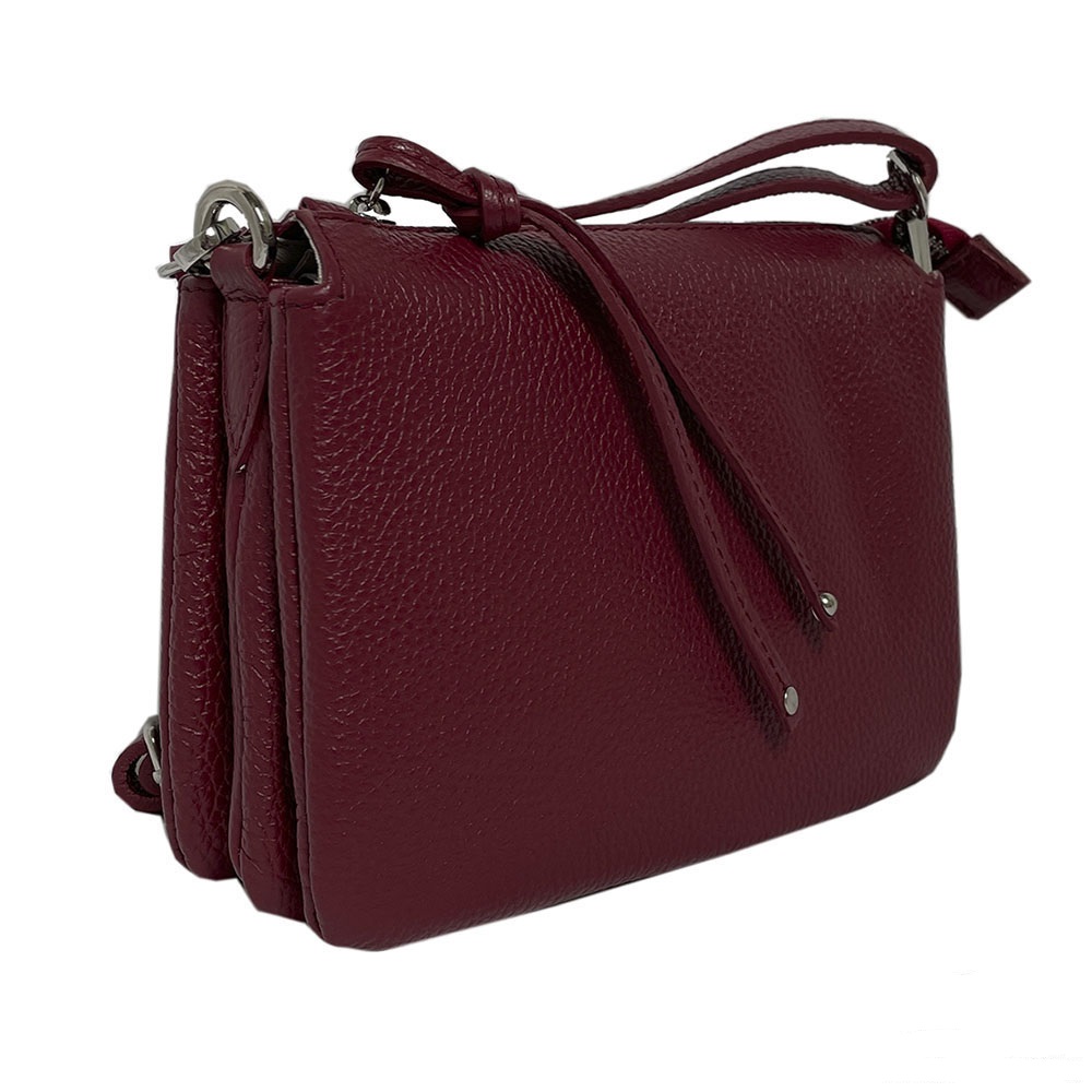 Жіноча шкіряна сумка-клатч TONY PEROTTI Borsa CA04B-30DR dark red