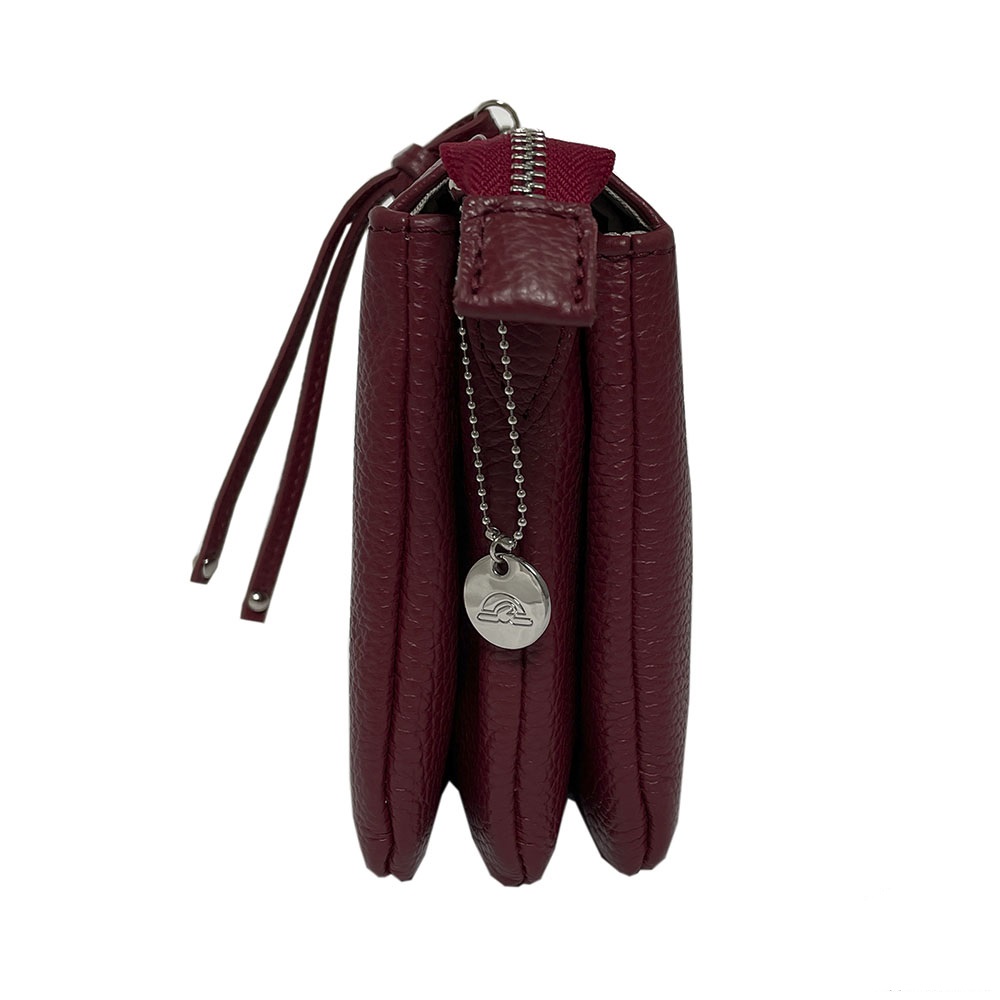 Жіноча шкіряна сумка-клатч TONY PEROTTI Borsa CA04B-30DR dark red