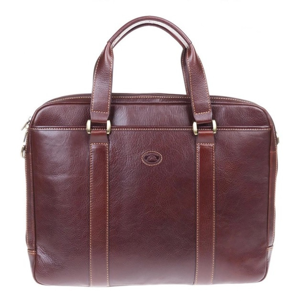Шкіряна сумка-портфель Tony Perotti Tuscania 6035 moro