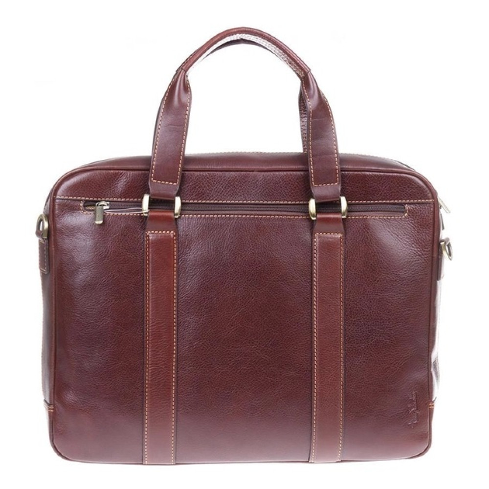 Шкіряна сумка-портфель Tony Perotti Tuscania 6035 moro