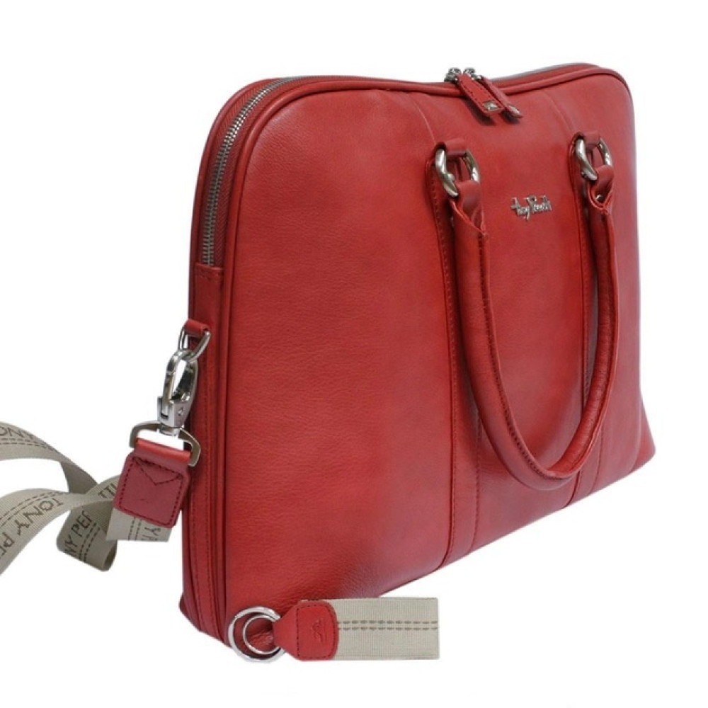 Італійський жіночий портфель Tony Perotti Contatto 9574-40 rosso