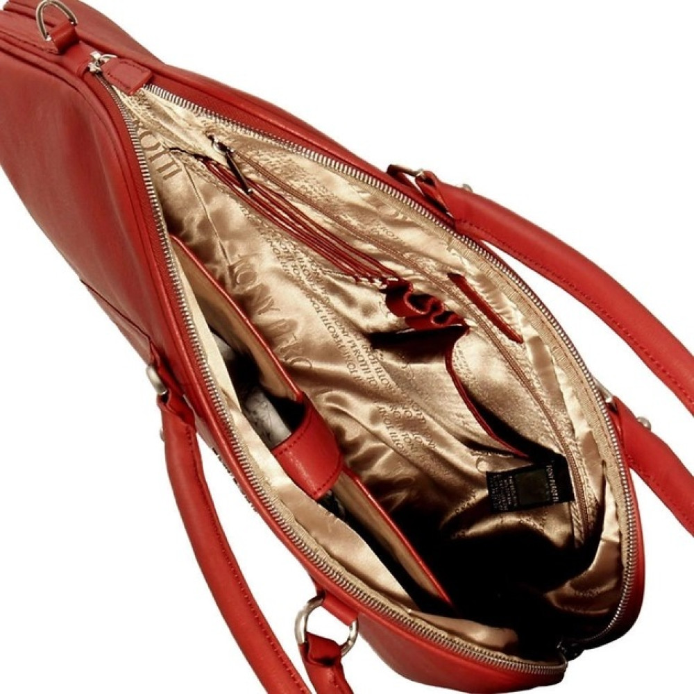 Італійський жіночий портфель Tony Perotti Contatto 9574-40 rosso