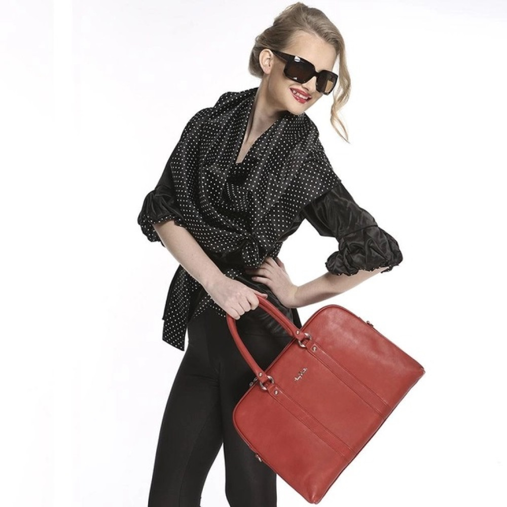 Італійський жіночий портфель Tony Perotti Contatto 9574-40 rosso