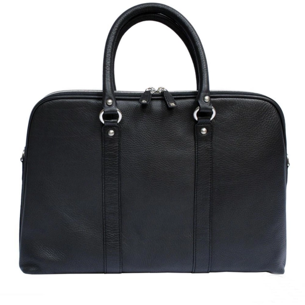 Чёрный женский портфель Италия Tony Perotti Contatto 9574-40 nero