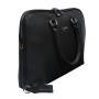 Чёрный женский портфель Италия Tony Perotti Contatto 9574-40 nero