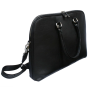 Чёрный женский портфель Италия Tony Perotti Contatto 9574-40 nero
