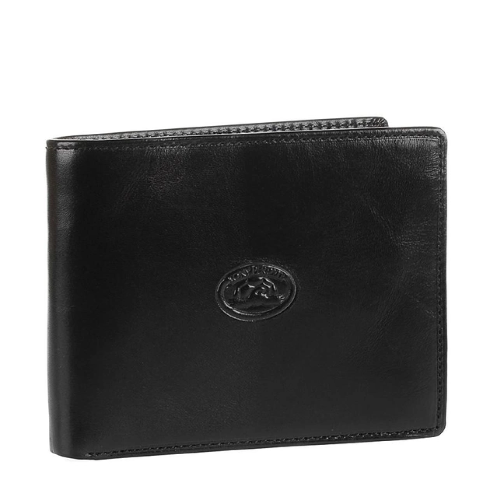 Чёрное кожаные портмоне мужское Tony Perotti Italico 3620 nero