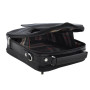 Чёрная кожаная сумка формата А4 TONY PEROTTI Vernazza 6023-19 nero