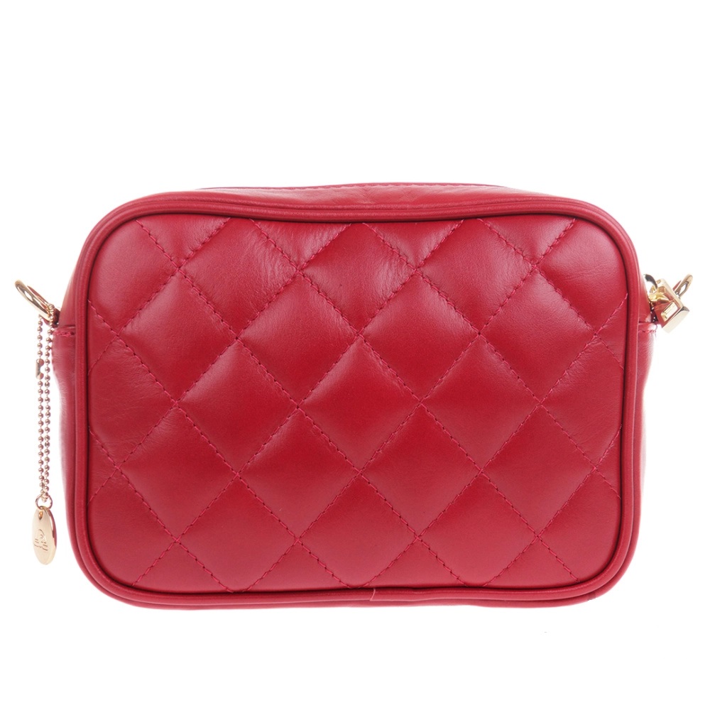 Красная женская сумочка через плечо Borsa CA006-01DR dark red