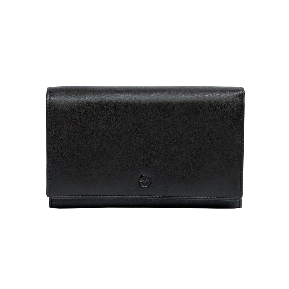 Шкіряний жіночий гаманець Tony Perotti Cortina 5032 nero