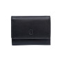 Чёрный женский кошелёк из натуральной кожи Tony Perotti Cortina 5056 nero