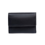 Чёрный женский кошелёк из натуральной кожи Tony Perotti Cortina 5056 nero