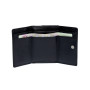 Чёрный женский кошелёк из натуральной кожи Tony Perotti Cortina 5056 nero