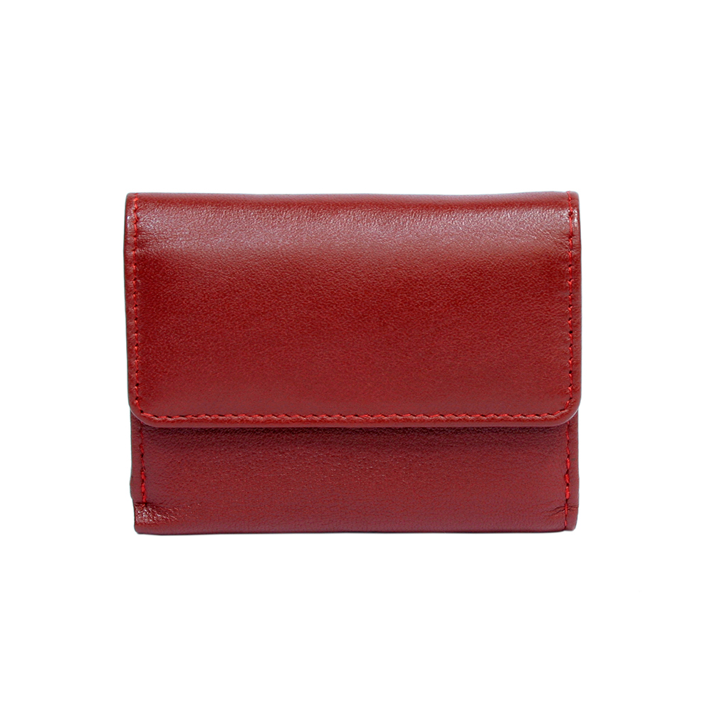Красный женский кошелёк из натуральной кожи Tony Perotti Cortina 5056 rosso