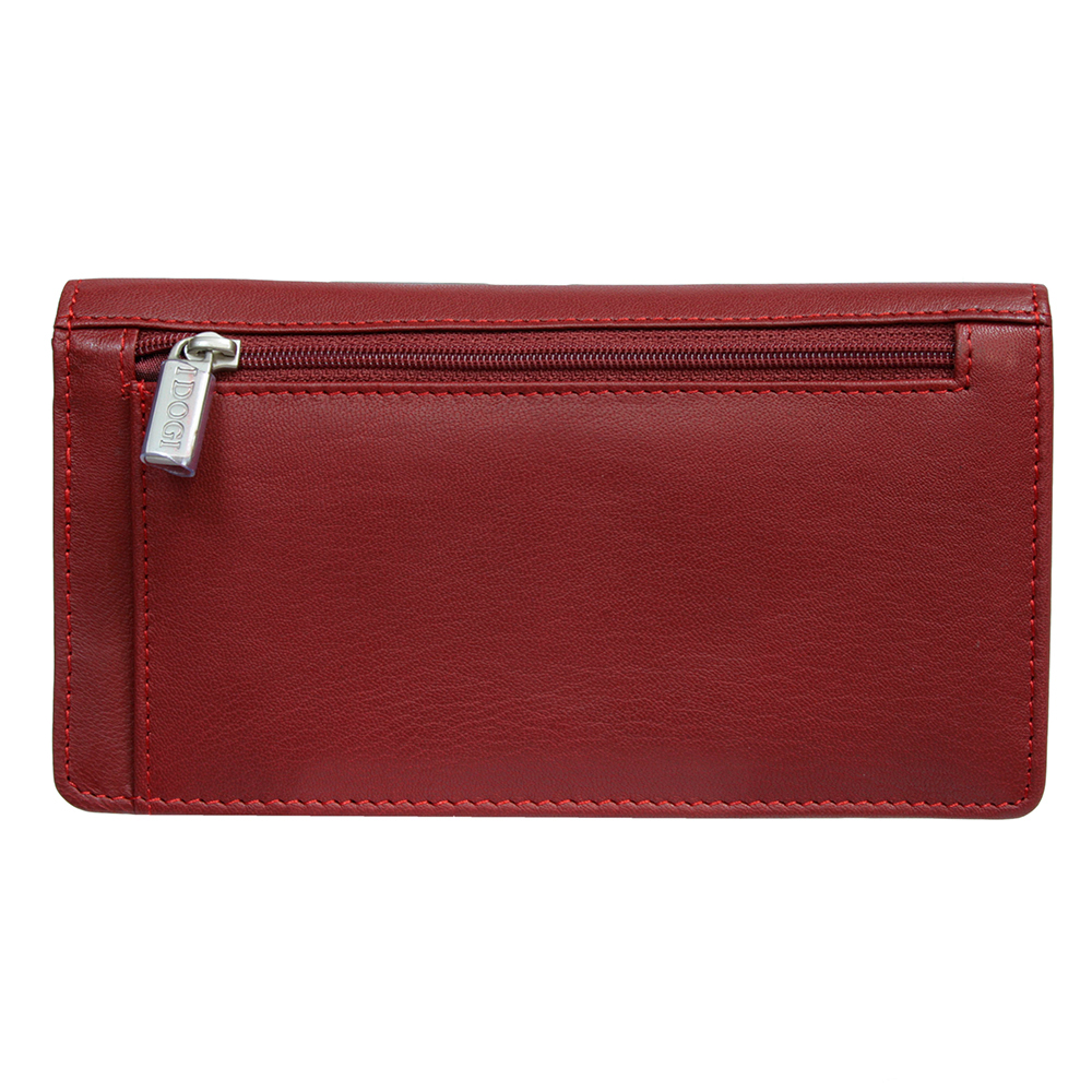Красный женский кожаный кошелёк Tony Perotti Cortina 5072 rosso