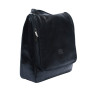 Чёрный кожаный нессесер Tony Perotti Italico 8220 nero