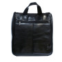 Чёрный кожаный нессесер Tony Perotti Italico 8220 nero