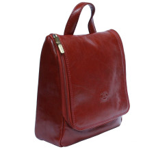 Красная кожаная косметичка Tony Perotti Italico 8220 rosso