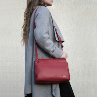 Жіноча шкіряна сумка Tony Perotti Contatto 9700 rosso