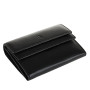 Жіночий шкіряний чорний портмоне Tony Perotti Cortina 5115 nero