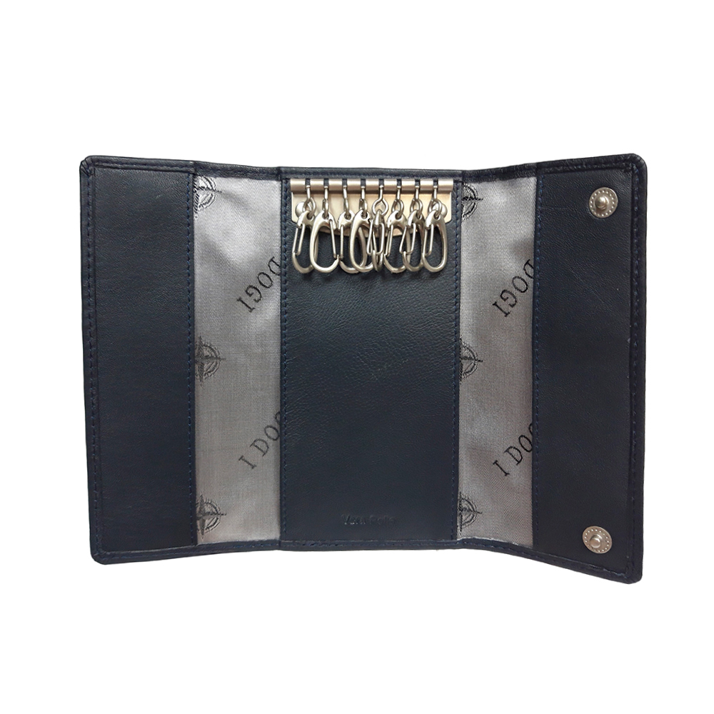 Шкіряна ключниця синя Tony Perotti Cortina 5022 navy