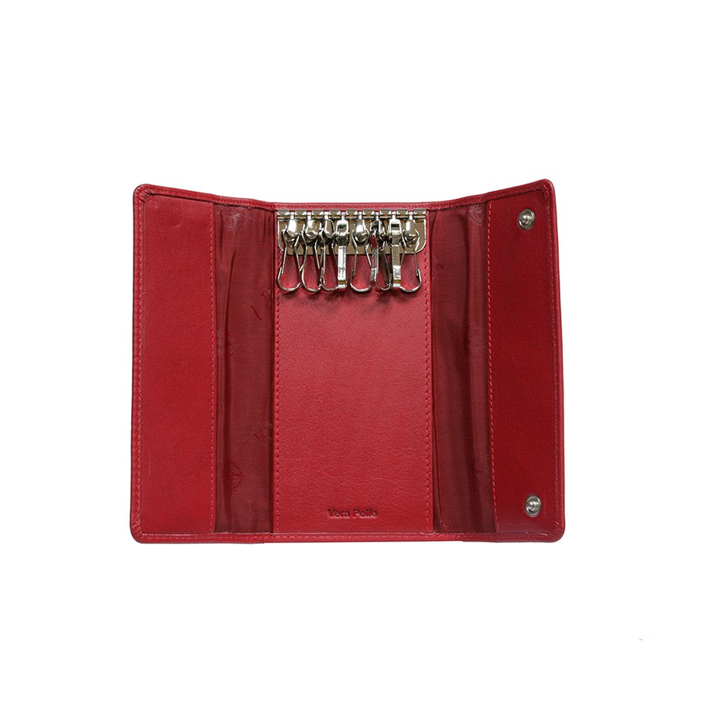 Шкіряна ключниця червона Tony Perotti Cortina 5022 rosso