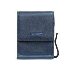 Затискач для купюр шкіряний Tony Perotti Newcontatto 3595 navy