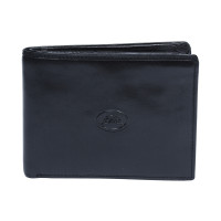 Чёрный кожаный кошелёк Tony Perotti Italico 2337 nero