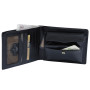 Чёрный кожаный кошелёк Tony Perotti Italico 2337 nero